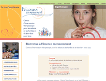 Tablet Screenshot of lessenceenmouvement.org